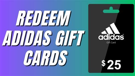 adidas gift card payment.